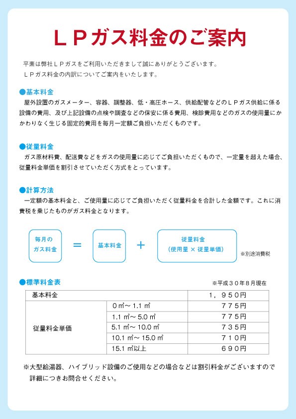ｌｐガス料金 三洋興熱株式会社 Sanyo Konetsu 夢も大切なエネルギー